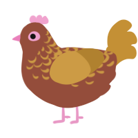 Beef Cheeseburg, a russet and gold chicken with a half-lace pattern