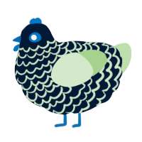 midwest emo, a tumblr and gluppy chicken with a lace pattern