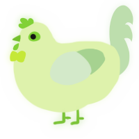 A apple and gluppy chicken