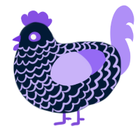 (unnamed), a tumblr and lilac chicken with a lace pattern