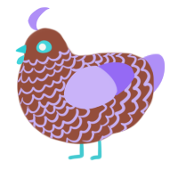 (unnamed), a russet and lilac chicken with a lace pattern