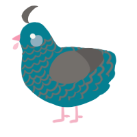 murky depths, a sea and grey chicken with a lace pattern