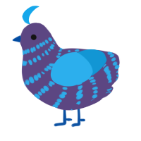 A overcast and sky chicken with a bar pattern