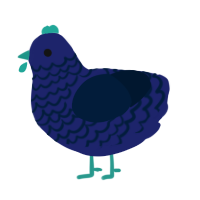 (unnamed), a navy and tumblr chicken with a lace pattern