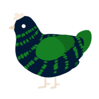 GetInto Hypnosis Mic, a tumblr and leaf chicken with a bar pattern