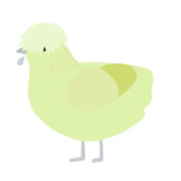 excess b12, a apple and lemon chicken with a neck-speckle pattern