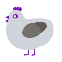 (unnamed), a mist and grey chicken