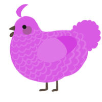 (unnamed), a orchid chicken with a lace pattern