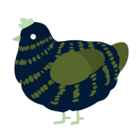 House plant, a tumblr and olive chicken with a bar pattern