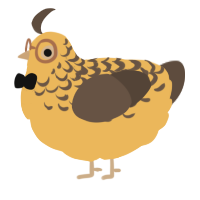 Bana, a honey and bark chicken with a half-lace pattern