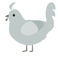 greylist, a silver chicken