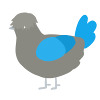 A ash and sky chicken