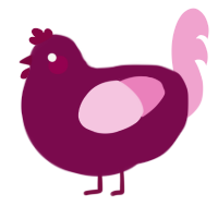 Mimosa, a wine and pink chicken