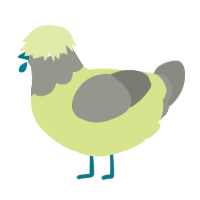GetInto Hypnosis Mic, a lemon and ash chicken with a head pattern