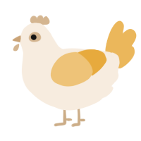 A cream and honey chicken