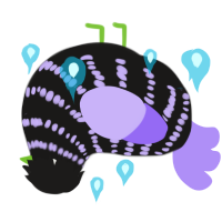 A sable and lilac chicken with a bar pattern