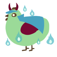 Soap, a spring and maroon chicken