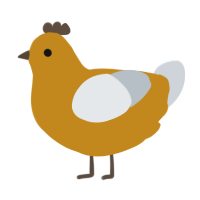 ranch chicken nugget, a ochre and mist chicken