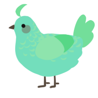 A mint and spring chicken with a half-lace pattern