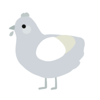 Baseplate, a mist and white chicken