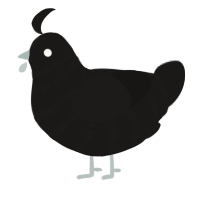 The Savage Spectre, a sable chicken with a bar pattern