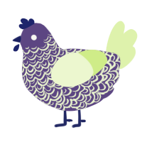 (unnamed), a overcast and apple chicken with a double-lace pattern