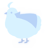 The Mist, a grey and sable chicken