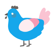 A sky and rose chicken