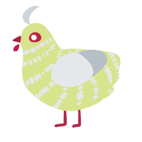Lemonade, a lemon and mist chicken with a bar pattern