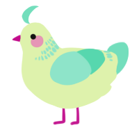 (unnamed), a apple and mint chicken with a neck-band pattern