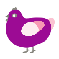 A plum and rose chicken