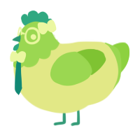 Sweet Lime, a lemon and grass chicken with a head pattern
