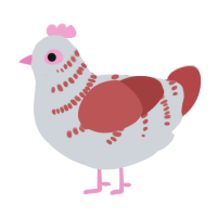 Chili Crisp, a mist and red chicken with a half-bar pattern
