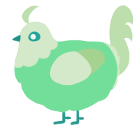 (unnamed), a spring and gluppy chicken with a head pattern