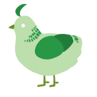 Pepo, a gluppy and viridian chicken with a neck-band pattern