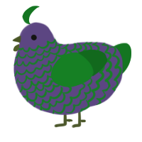 A overcast and leaf chicken with a lace pattern