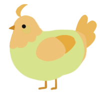 A lemon and honey chicken with a head pattern