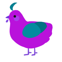 A amethyst and sea chicken