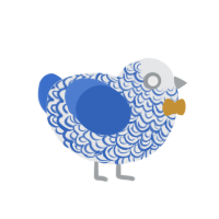 A sable and gold chicken with a double-lace pattern