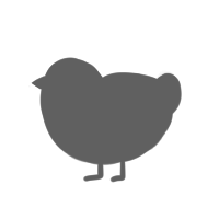 A white chicken with a neck-speckle pattern