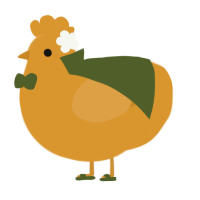 A orange chicken