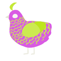 Precious Flower, a orchid and lime chicken with a lace pattern