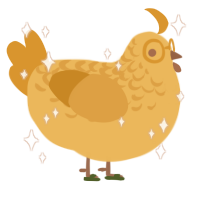 A honey and orange chicken with a half-lace pattern