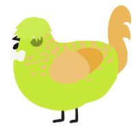 A lime and honey chicken with a half-lace pattern