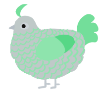 One More Time, a silver and spring chicken with a lace pattern