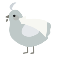Doctor Wolf, a silver and mist chicken