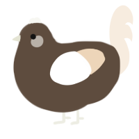 Joopy Joobert, a bark and cream chicken