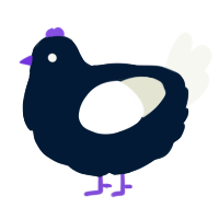 1, a tumblr and white chicken