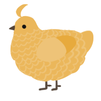 A honey chicken with a lace pattern