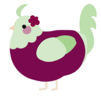 (unnamed), a wine and gluppy chicken with a head pattern